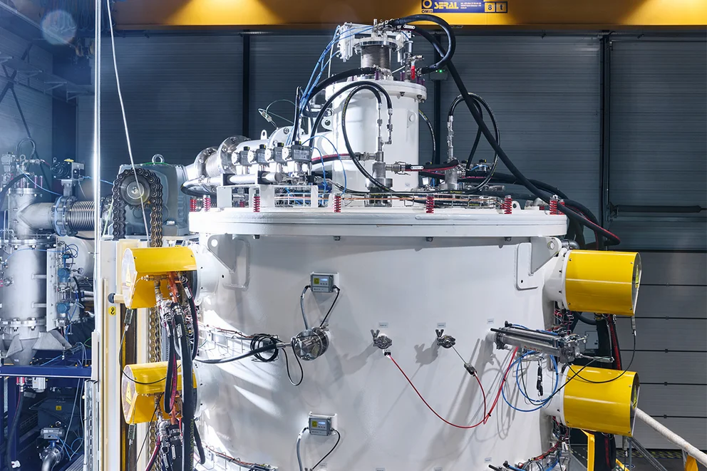 close-up of a chemical vapor infiltration furnace