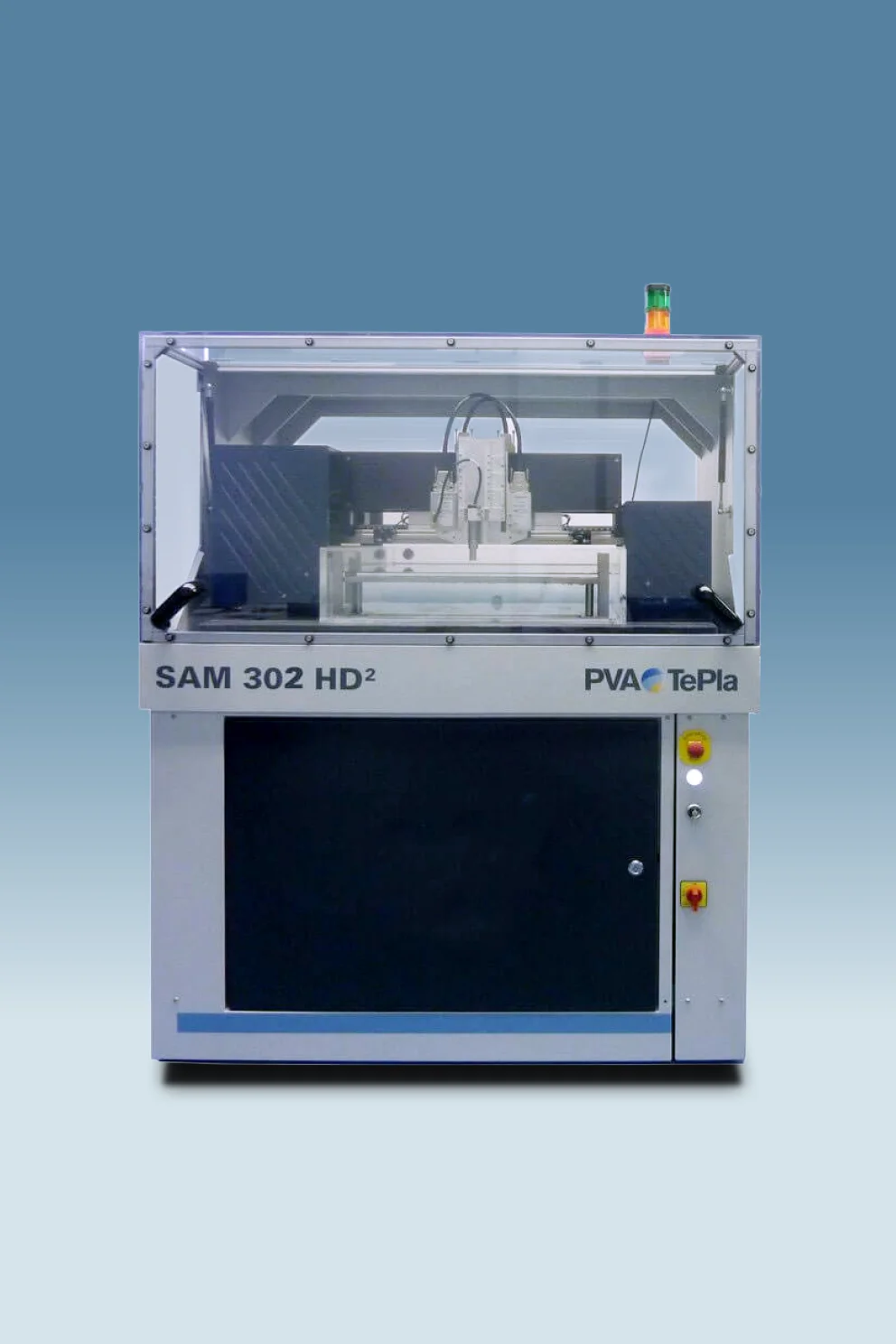 SAM Lab system shown from the front