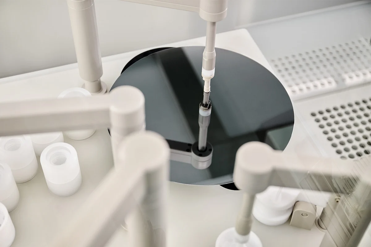 Droplet scan without plasma etching