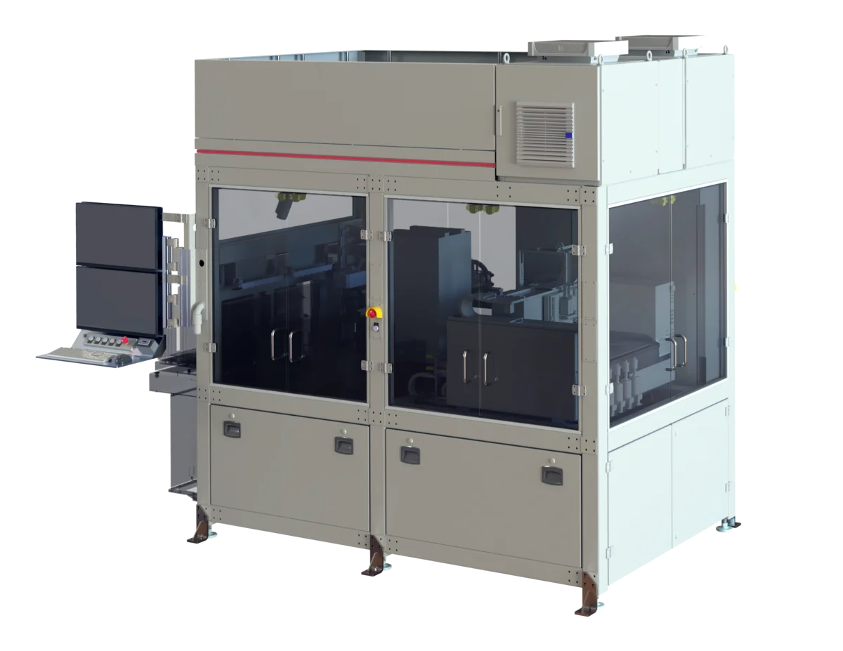 PVA TePla SAM Auto‑Panel system with monitor for automated scanning acoustic microscopy