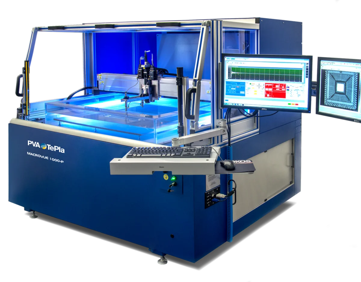 Ultrasonic NDT System MACROVUE-P 1000 with monitor