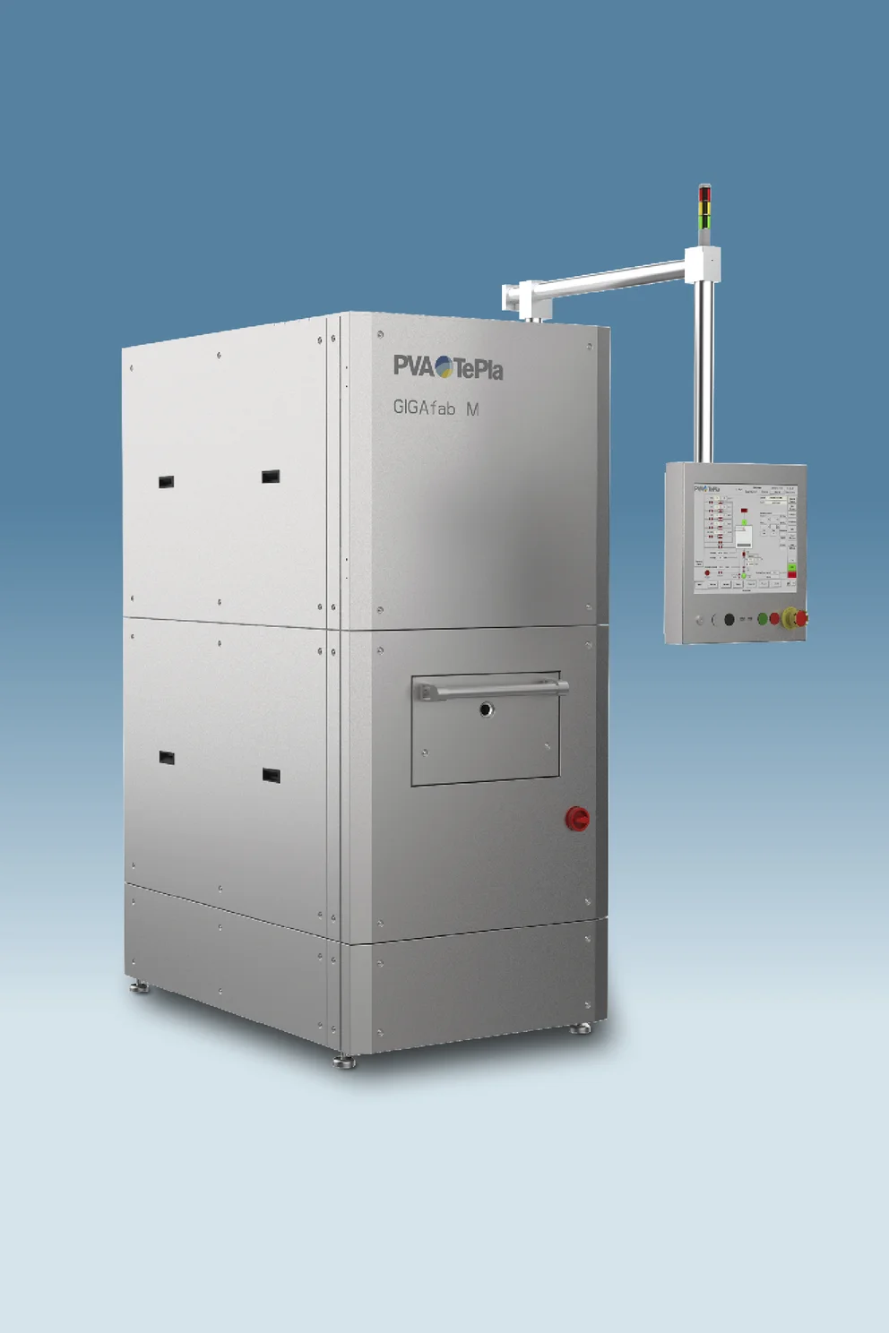 Gigafab M frontend plasma system with large enclosure and side control panel.